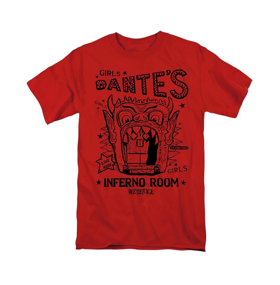 Beetlejuice Men's Dantes Inferno Room Short Sleeve Adult Tee / T-Shirt