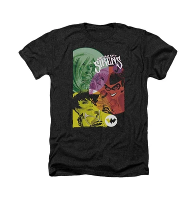 Batman Men's Gotham Sirens Adult Heather Tee / T-Shirt