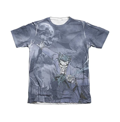 Batman Men's Catch The Joker Adult 65/35 Poly/Cotton Short Sleeve Tee / T-Shirt