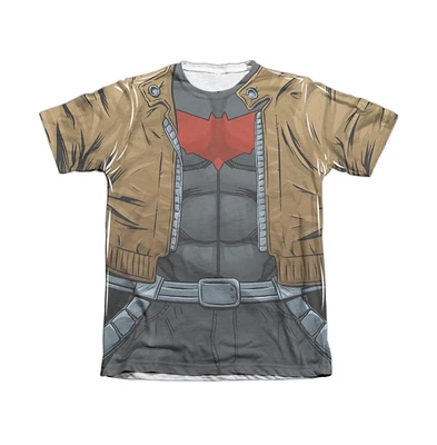 Batman Men's Red Hood Uniform Adult Poly/Cotton Short Sleeve Tee / T-Shirt