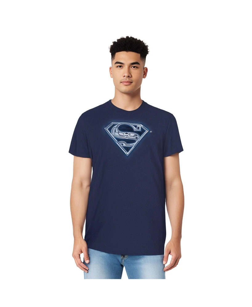 Superman Big & Tall Cyber Shield Short Sleeve Adult Tee / T-Shirt