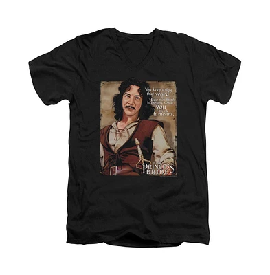 Princess Bride Men's Word Short Sleeve Adult V Neck Premium Cotton Tee / T-Shirt