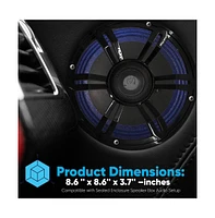 Pyle 8" Single Voice Coil Car Subwoofer, 250 Watts, 4-Ohm