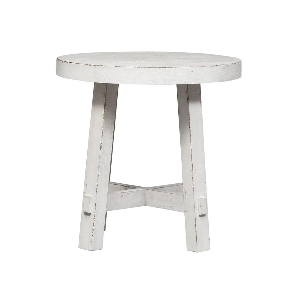 Liberty Furniture Splay Leg Round End Table