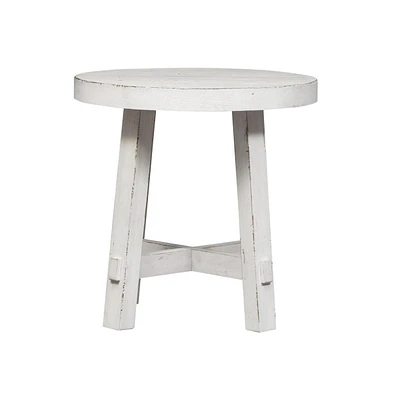 Liberty Furniture Splay Leg Round End Table