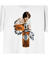 Orange Crush Big & Tall Woman Glass Bottle White T-shirt - 4XLB