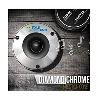 Pyle 3.75'' Bullet Titanium Horn Tweeter, 300W, Aluminum