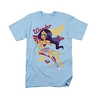 Dc Superhero Girls Men's Comics Wonder Woman Short Sleeve Adult Tee / T-Shirt