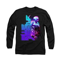 Blue Beetle Men's Lightning Long Sleeve Adult Tee / T-Shirt