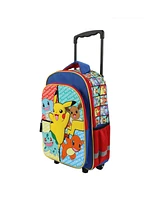 Pokemon Pikachu And Favorite Characters 16” Youth Rolling Backpack