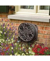 Suncast Sidewinder 60 Foot Side Scroll Decorative Wall Mount Hose Reel