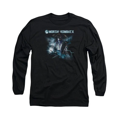 Mortal Kombat X Men's Raiden Long Sleeve Adult Tee / T-Shirt