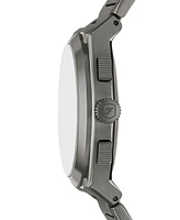 Fossil Men's Everett Chronograph Smoke Stainless Steel Watch, 44mm