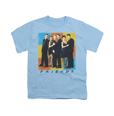 Friends Boys Color Block Of Short Sleeve Tee / T-Shirt