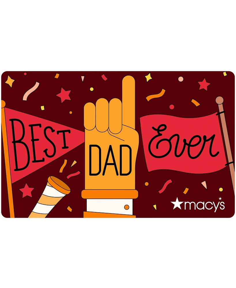 Best Dad Ever E-Gift Card