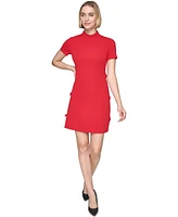 Karl Lagerfeld Paris Women's Bow-Trim Sheath Dress