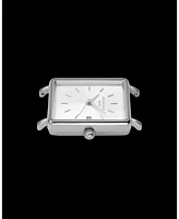 Rosefield Boxy Xs Women's Silver Tone Stainless Steel Bracelet Watch 24mm