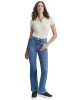 Dkny Jeans Women's High-Rise Flare-Leg Ankle