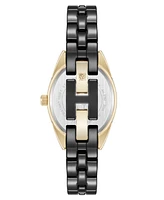 Anne Klein Women's Quartz Ceramic Oval Diamond Dial Watch