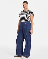 On 34th Trendy Plus Sailor Jean, Exclusively at Macy's