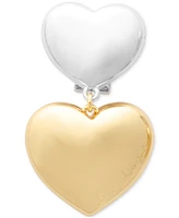 Kate Spade New York Enamel Graduated Double Heart Drop Earrings