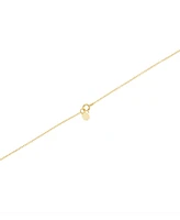 Rose Quartz (1/3 ct. t.w.) & White Topaz (1/4 ct. t.w.) Heart Pendant Necklace in 14k Gold Over Sterling Silver, 18"