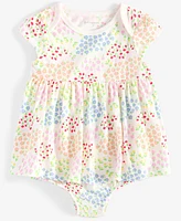 First Impressions Baby Girls Flower Garden Printed Skirted Sunsuit, Exclusively at Macy's