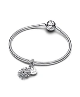 Pandora Sparkling Firework Double Dangle Charm