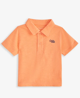 First Impressions Baby Boys Little Turtle-Detail Polo Shirt, Exclusively at Macy's