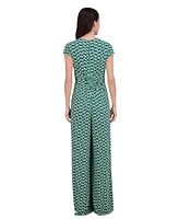 Vince Camuto Women's Twist-Front Cap-Sleeve Jumpsuit