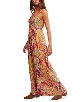 Free People Women's Melrose Floral-Print Jumpsuit