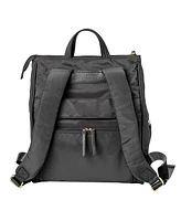 MinkeeBlue Convertible Organizational Amber Backpack with Lunch Bag