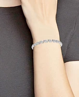 Diamond Cluster Zigzag Tennis Bracelet (3-3/8 ct. t.w.) in 10k White Gold