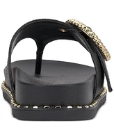 Jessica Simpson Women's Cymmeri Hooded Thong Flat Sandals