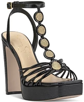 Jessica Simpson Women's Colero Coin Strappy Platform Sandals