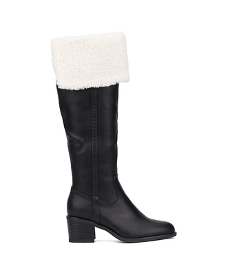 New York & Company Women's Devi Boot Knee High Boots