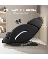 Boyel Living Full Body Massage Chair, Full Body Zero Gravity with 3D Massage Mechanism, 6 Auto Massage Mode, Waist and Calf Heater, Foot Roller, Bluet