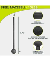 ProsourceFit Steel Macebell, 15 lb
