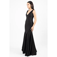 Pia Gladys Perey Women's Maxi V-Neck Evening Dress