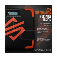 Squatz Portable Boxing Mat With Digital Counter, Punch Strength Training