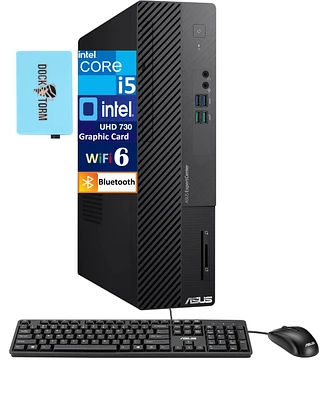 Asus ExpertCenter D5 Business Mini Desktop Pc (Intel i5-12400 6-Core, 16GB Ram, 512GB PCIe Ssd, Intel Uhd 730, WiFi, Black, Windows 11 Pro) w/Hub