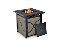 Slickblue 40,000 Btu Portable Lp Gas Propane Fire Pit Table