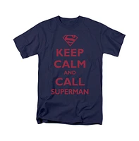 Superman Men's Call Short Sleeve Adult Tee / T-Shirt