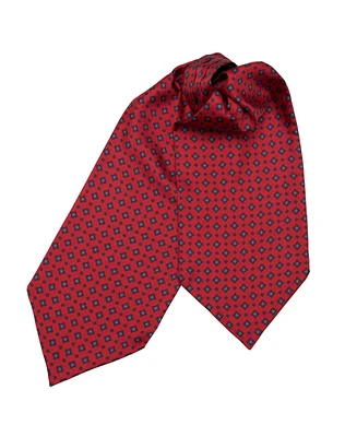 Elizabetta Men's Corbara - Silk Ascot Cravat Tie for Men