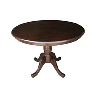 Slickblue Round 36-inch Solid Wood Kitchen Dining Table