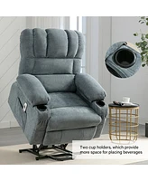 Boyel Living Power Lift Recliner Chair Recliners for Elderly with Heat and Massage Recliner Chair