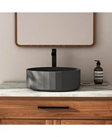 Casainc Circular Vessel Bathroom Sink