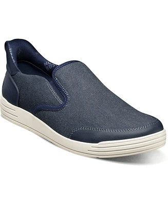 Nunn Bush Men's Kore City Walk Ez Canvas Slip On Shoe