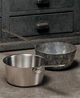 Cristel 1826 3-Piece Stainless Steel Saucepan Set with Glass Lids
