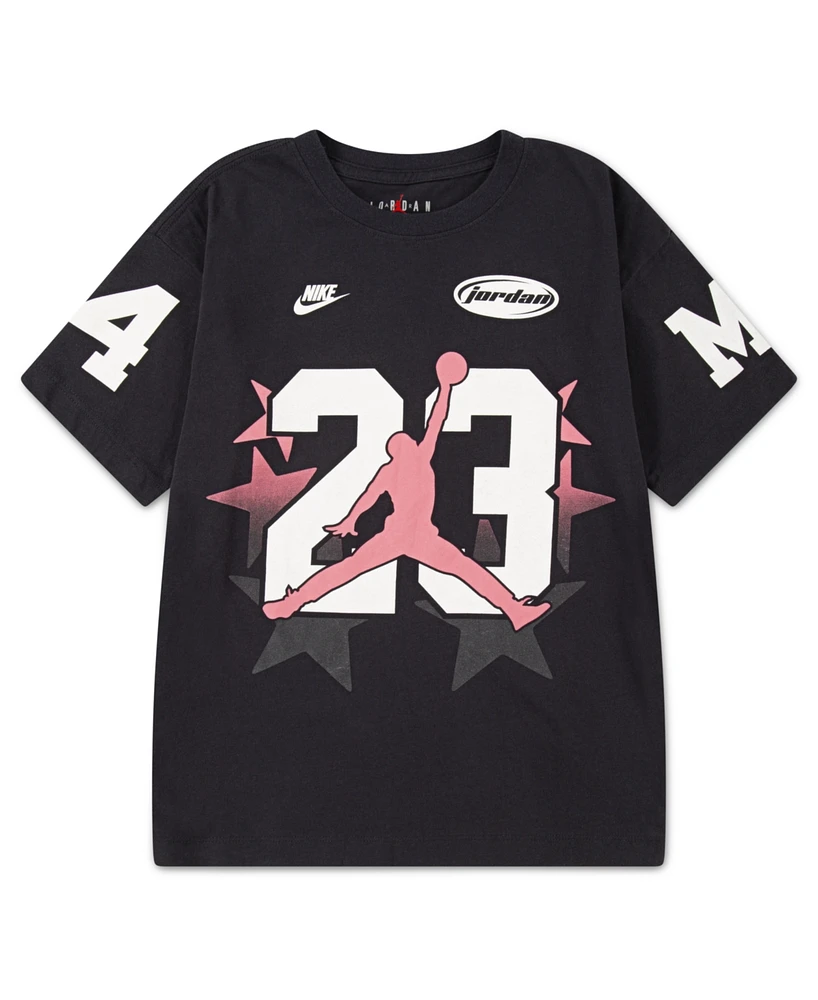 Jordan Big Girls 23 Jumpman Short Sleeve Tee